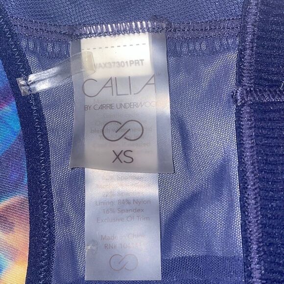 Calia by Carrie Underwood Sports Bra Tie Dye Mesh - Picture 2 of 5
